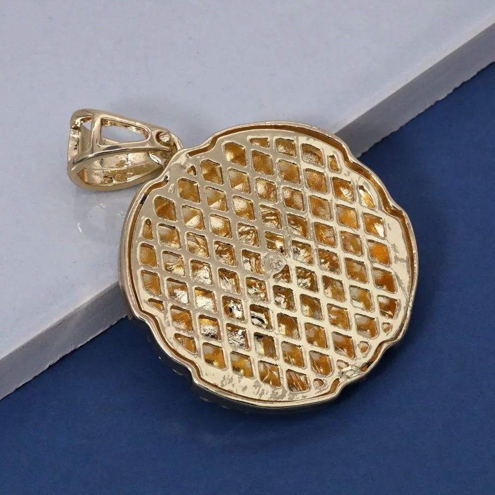 14k Last Supper XL Men's Mariner Necklace Pendant